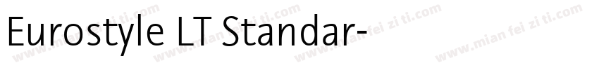 Eurostyle LT Standar字体转换